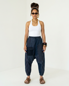 Free Spirit Denim Patchwork Harem Jeans