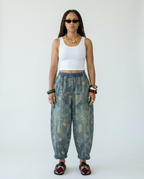 Wanderlust Printed Loose Harem Jeans
