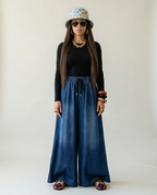 Wild Heart Denim Wide Leg Pants