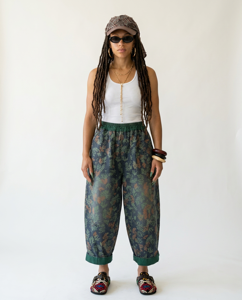 Wanderlust Vintage Floral Denim Jeans