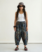 Maverick Printed Wide Leg Jeans