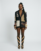 Audacious Patchwork Loose Blazer