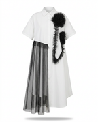 Audacious Mesh Layered Maxi Dress