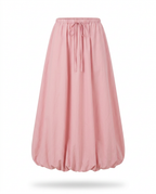 Radiant A-Line Polyester Maxi Skirt